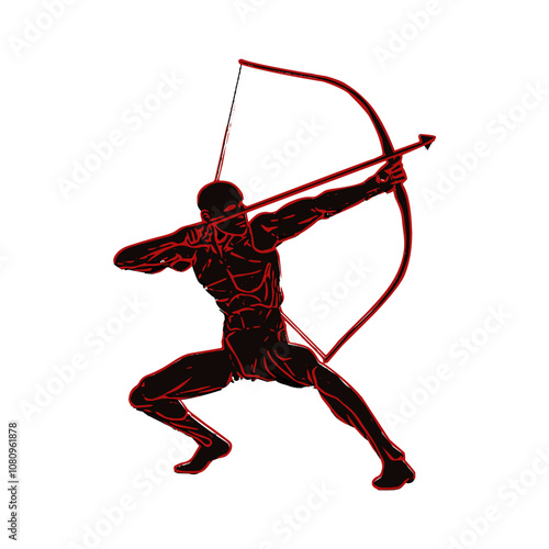 Archer man logo