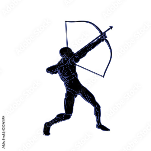 Archer man logo