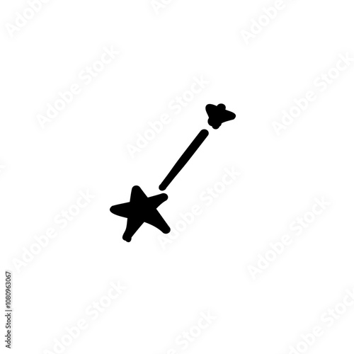 constellation name canis minor illustration on transparency background