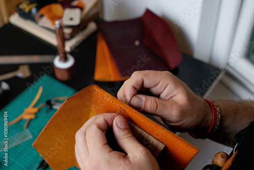 Crafting Leather Goods by Hand for Quality and Precision photo