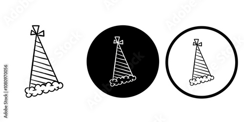 Happy birthday vectors icon set