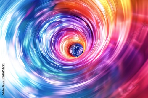 Abstract background, light speed effect, swirling light streaks radiating vortex, digital wallpapers