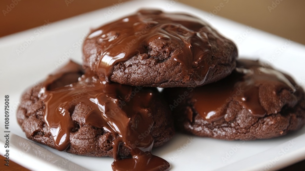 Cookies and soft chocolate Cookies and soft chocolate