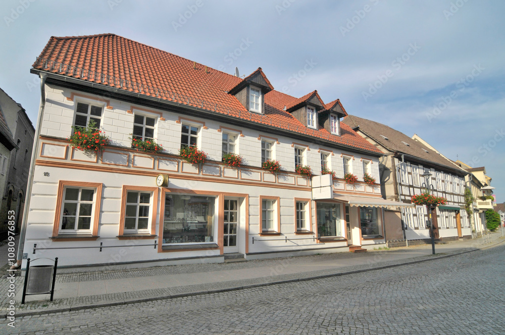 The city of Lubbenau in Germany The city of Lubbenau in Germany