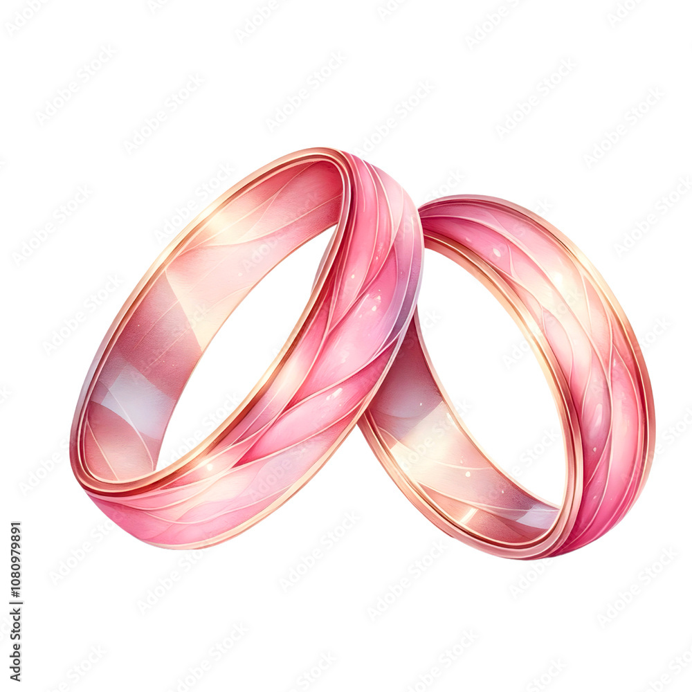 Pink Couple Rings Pink Couple Rings
