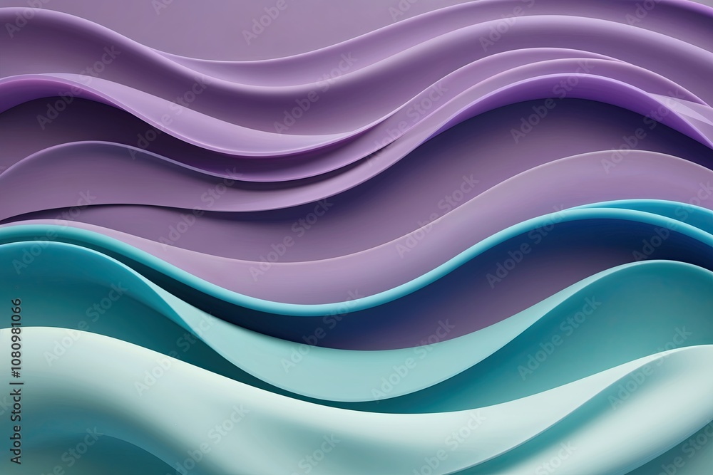 Stylish Gradient Multi Layer Silicone Design with Transparent Waves and Fluid Abstraction Stylish Gradient Multi Layer Silicone Design with Transparent Waves and Fluid Abstraction
