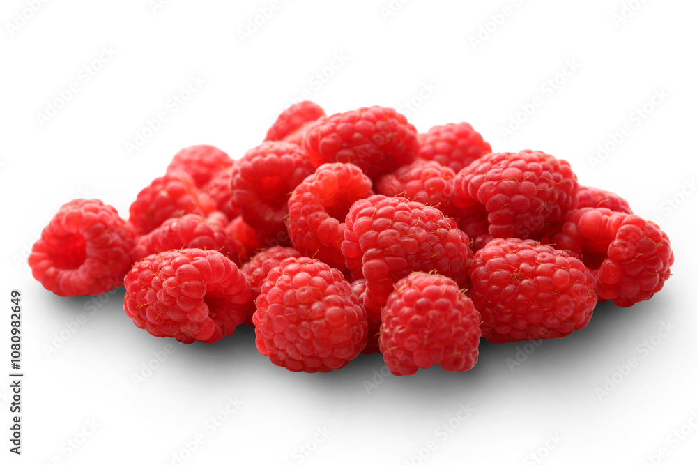 Fresh raspberry on white background Fresh raspberry on white background