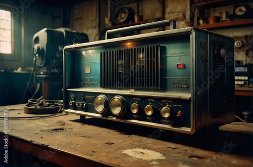 A Vintage Steampunk Radio,Forgotten Future Gadgets