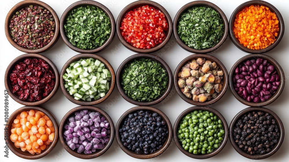 A Colorful Array of Frozen Foods, Ready to Delight Your Culinary Creations A Colorful Array of Frozen Foods, Ready to Delight Your Culinary Creations