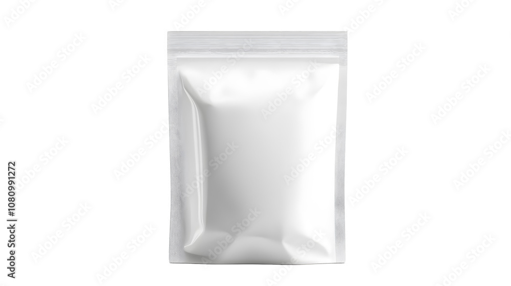 Singular blank food or drink pouch on a transparent background. isolated background. Singular blank food or drink pouch on a transparent background. isolated background.