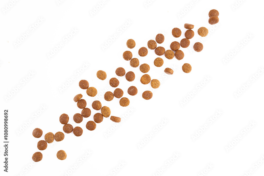 Healthy dog or cat food containing protein, fat and carbohydrates Healthy dog or cat food containing protein, fat and carbohydrates