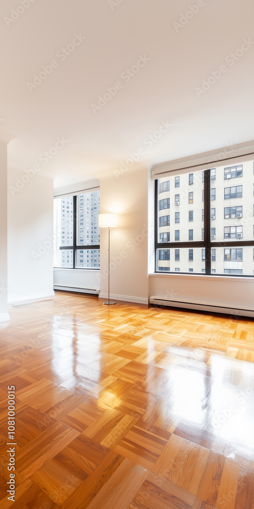 Bright and Spacious Empty Apartment for Sale With Modern Design and Stunning City Views in a Vibrant Neighborhood