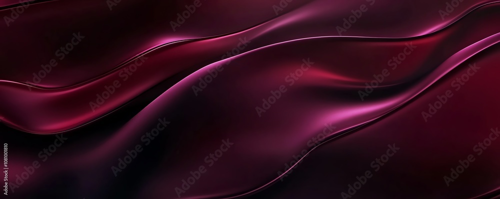 Fototapeta premium Elegant Deep Burgundy Smooth Gradient