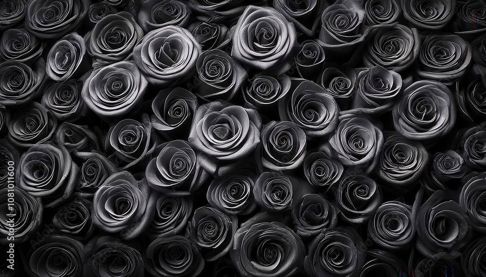 Elegant Black Roses in Bloom. Dramatic Valentine’s Day Floral Arrangement Symbolizing Eternal Love and Mysterious Passion. Perfect for Gothic Themed Romantic Celebrations and Unique Gift Concepts Elegant Black Roses in Bloom. Dramatic Valentine’s Day Floral Arrangement Symbolizing Eternal Love and Mysterious Passion. Perfect for Gothic Themed Romantic Celebrations and Unique Gift Concepts