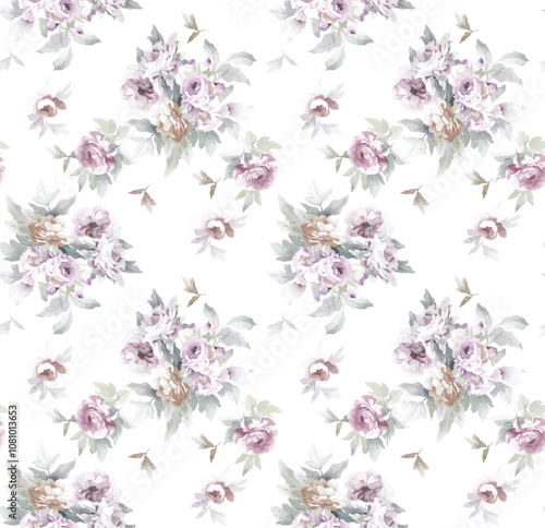 Textile and digital seamless pattern