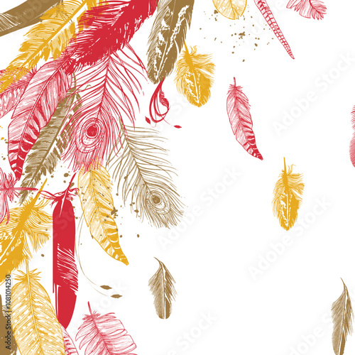 Textile and digital seamless pattern