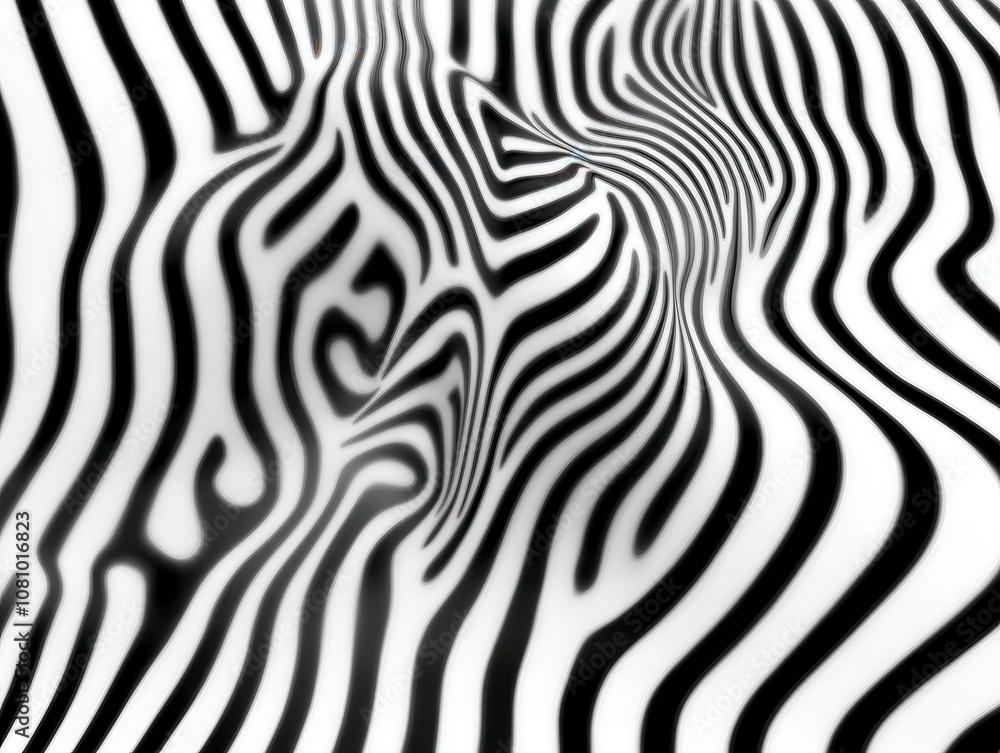 Dynamic Zebra Stripes Pattern Dynamic Zebra Stripes Pattern