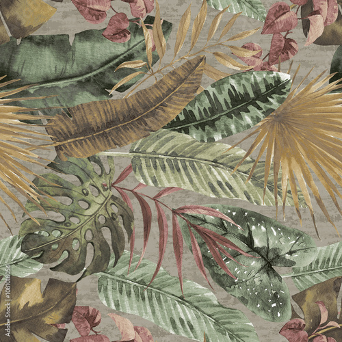 Textile and digital seamless pattern