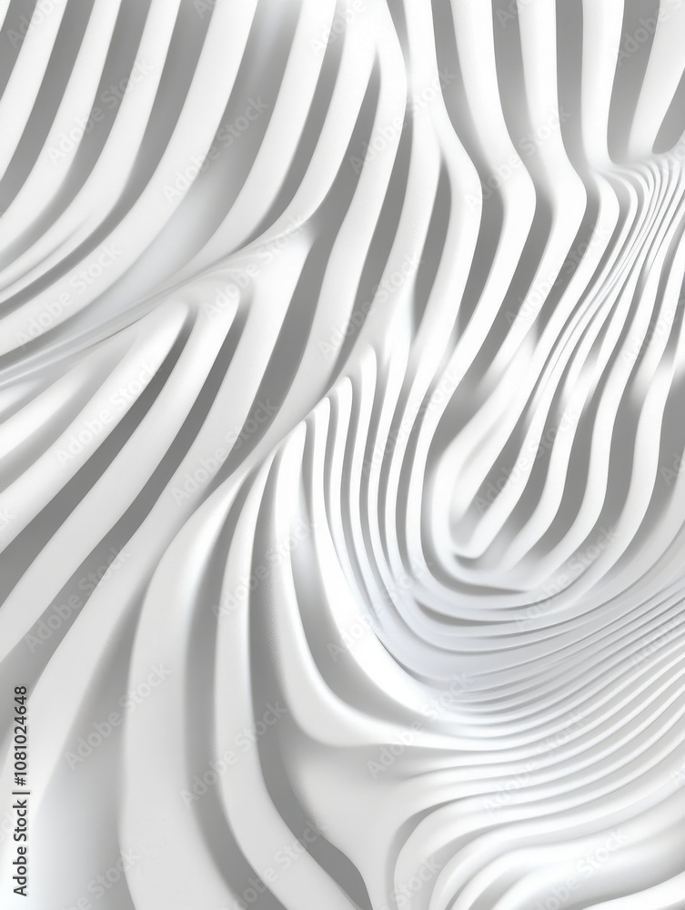 Obraz premium Abstract White Architectural Design