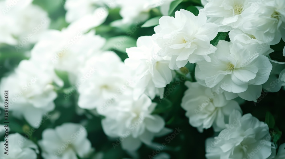 White flowers embrace their surroundings of lush green foliage, reflecting a sense of balance and grace, a harmonious blend of purity and tranquility in nature. White flowers embrace their surroundings of lush green foliage, reflecting a sense of balance and grace, a harmonious blend of purity and tranquility in nature.