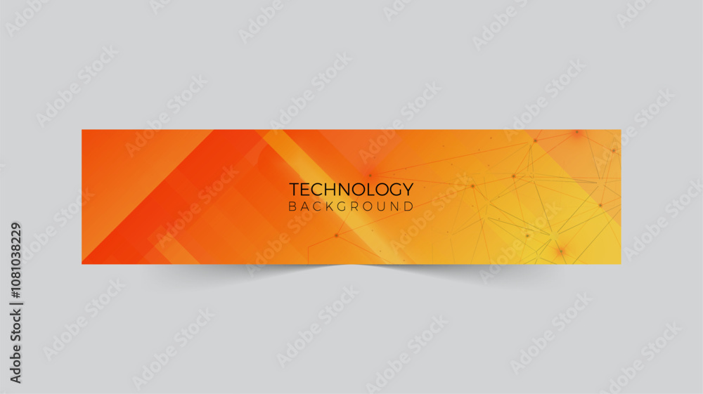 Abstract shapes background LinkedIn cover banner template Abstract shapes background LinkedIn cover banner template