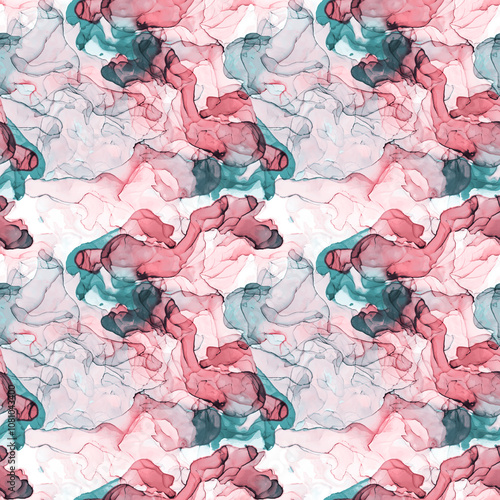 Textile and digital seamless pattern floral design