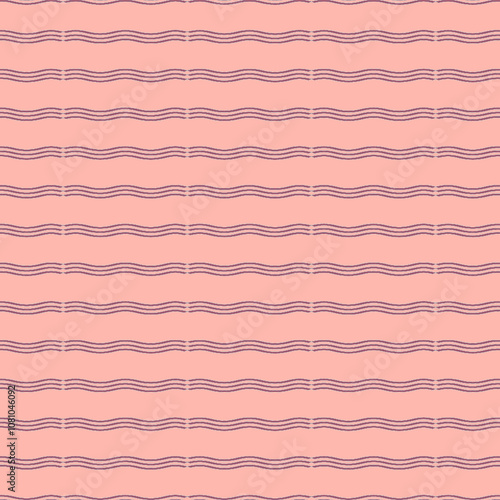 Seamless pattern with waves illustration design