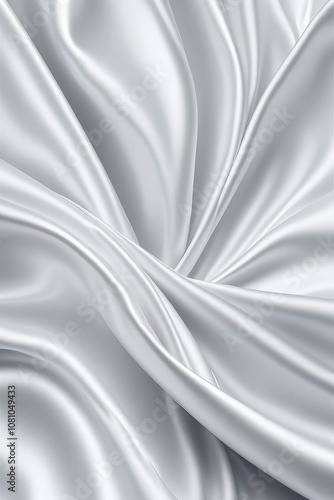 Obraz na płótnie Smooth elegant white silk or satin luxury cloth texture can use as wedding background. Luxurious background design. w salonie
