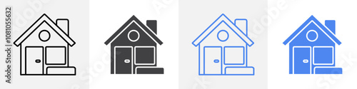 house icon Group symbol or sign vector
