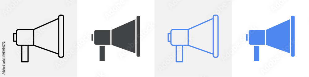 loud speaker icon Group symbol or sign vector loud speaker icon Group symbol or sign vector