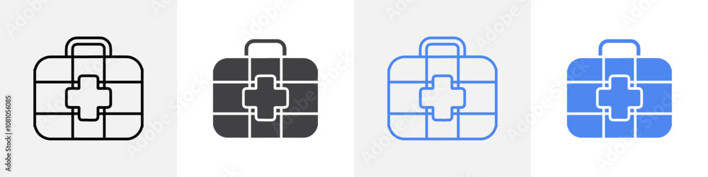 medical kit icon Group symbol or sign vector medical kit icon Group symbol or sign vector