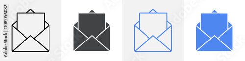 mail icon Group symbol or sign vector