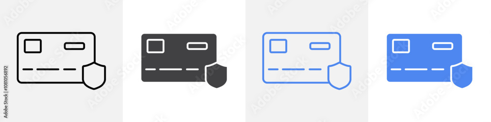 safe credit card icon Group symbol or sign vector safe credit card icon Group symbol or sign vector