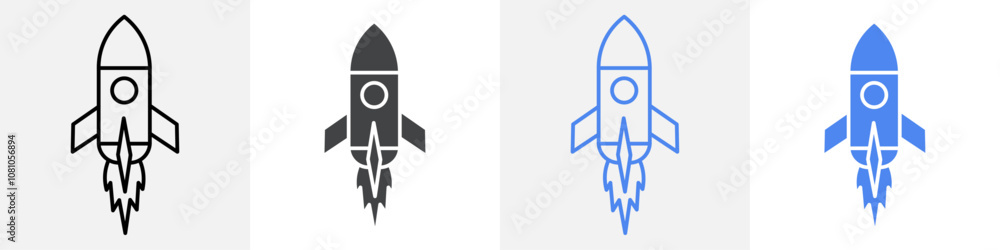 rocket icon Group symbol or sign vector rocket icon Group symbol or sign vector