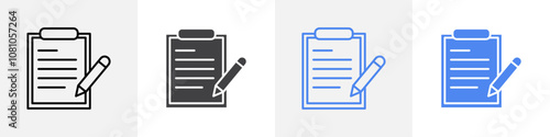 take note icon Group symbol or sign vector