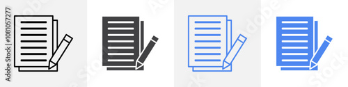 take note icon Group symbol or sign vector