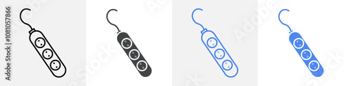 wire extension icon Group symbol or sign vector