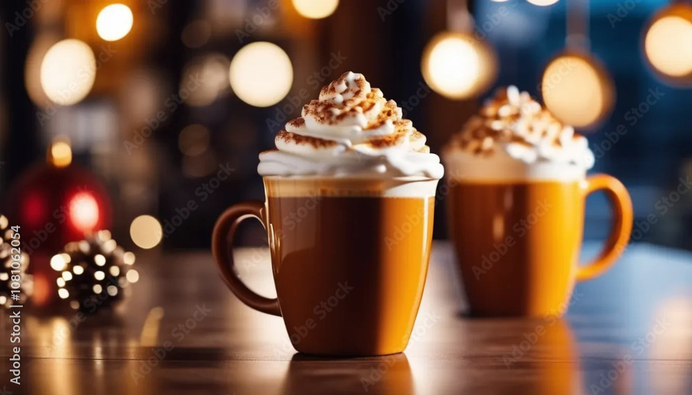 Pumpkin spice latte with whipped cream and caramel, ai Pumpkin spice latte with whipped cream and caramel, ai