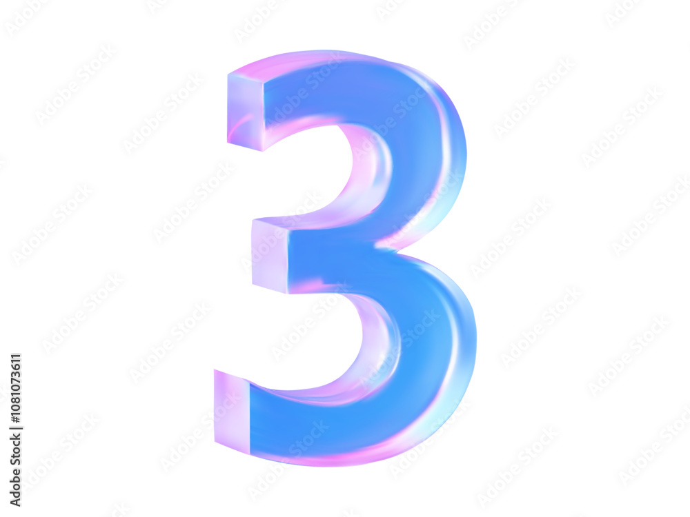 3D holographic number three in Y2K style. Futuristic vector element with a prism effect. Suitable for digital design, modern projects, social media, and banners. 3D holographic number three in Y2K style. Futuristic vector element with a prism effect. Suitable for digital design, modern projects, social media, and banners.