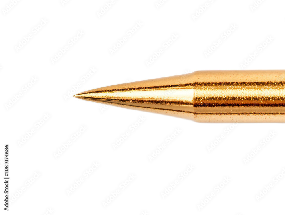 Shiny Gold Thumbtack with Sharp Point Shiny Gold Thumbtack with Sharp Point