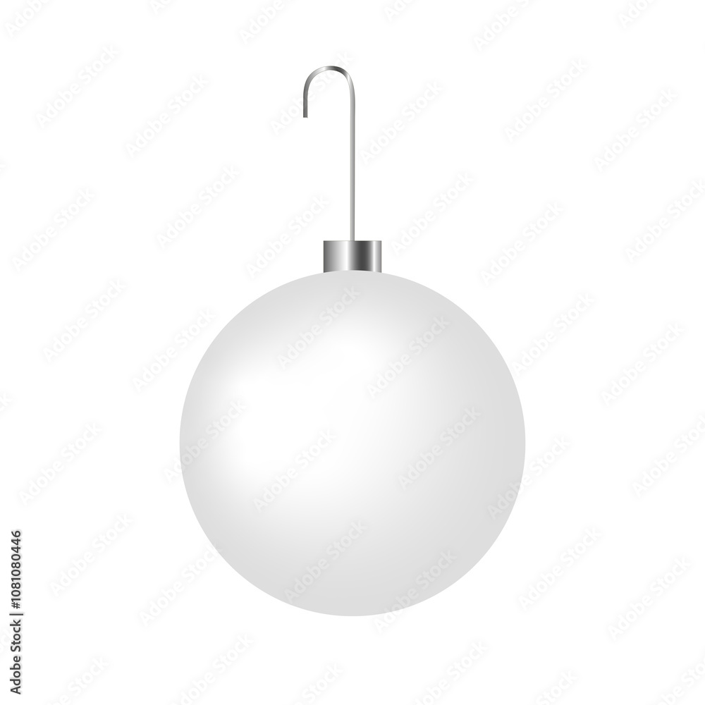 White Christmas Tree Ornament White Christmas Tree Ornament
