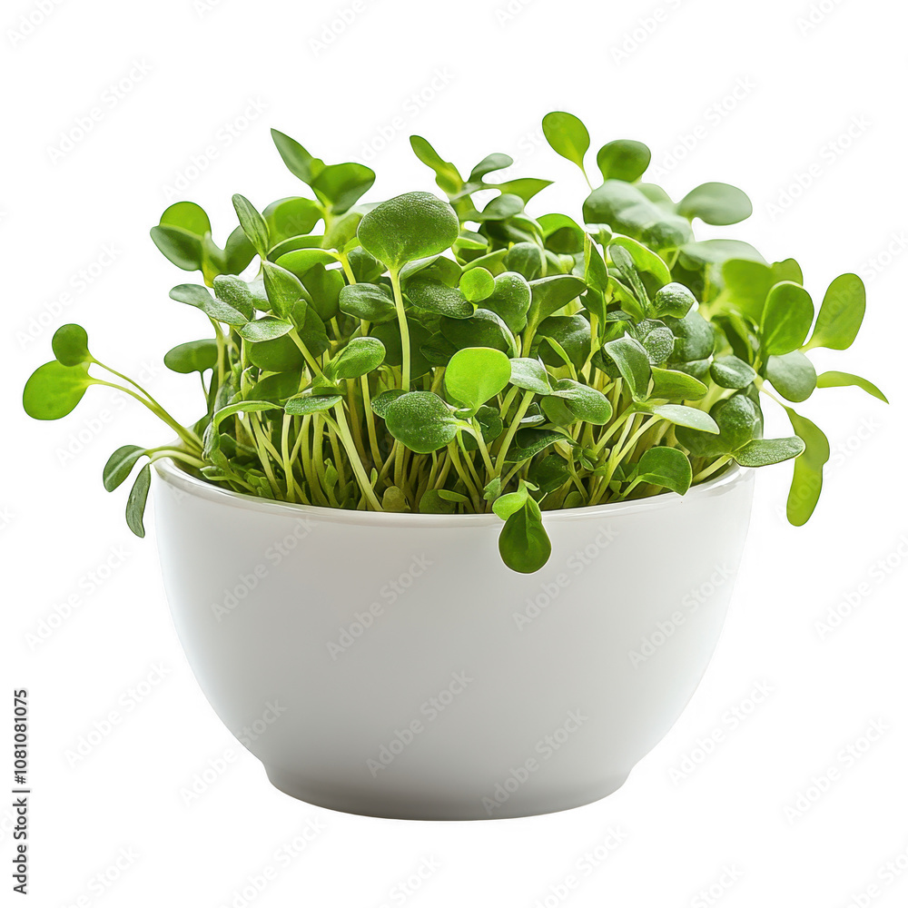 Alfalfa Sprout Isolated On Transparent Background Alfalfa Sprout Isolated On Transparent Background