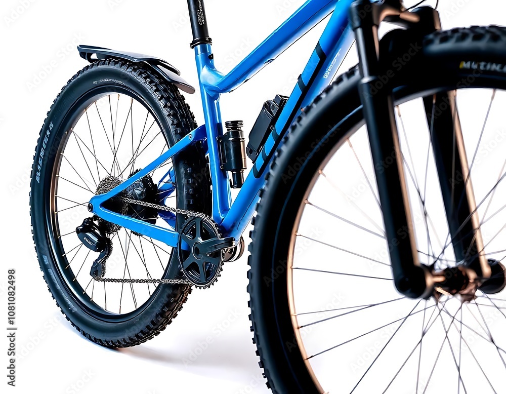 Fototapeta premium mountain bike wheel