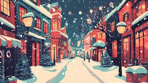 Festive flyer design for a local Christmas sale event