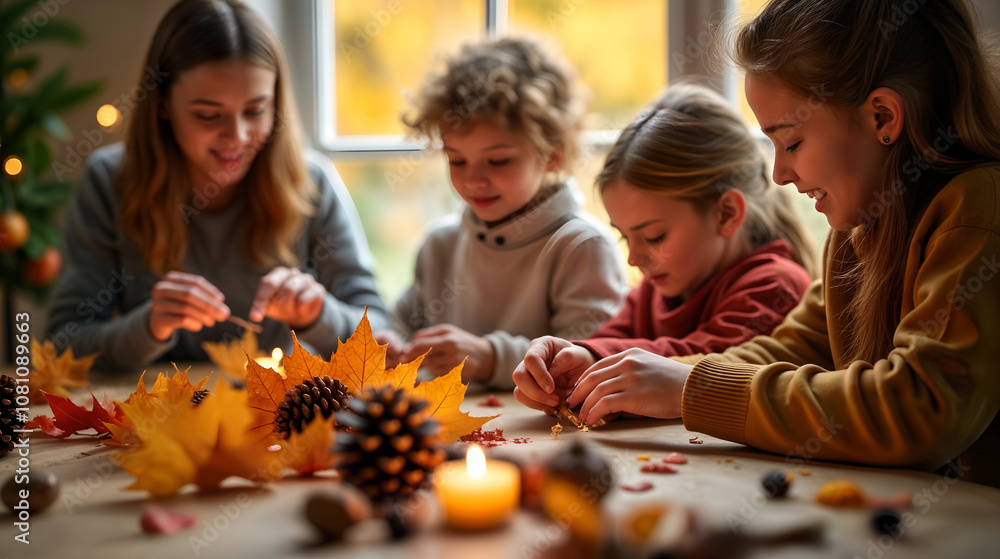 A Beautiful Autumn-Themed Thanksgiving Craft Workshop Embracing Creativity and Togetherness A Beautiful Autumn-Themed Thanksgiving Craft Workshop Embracing Creativity and Togetherness