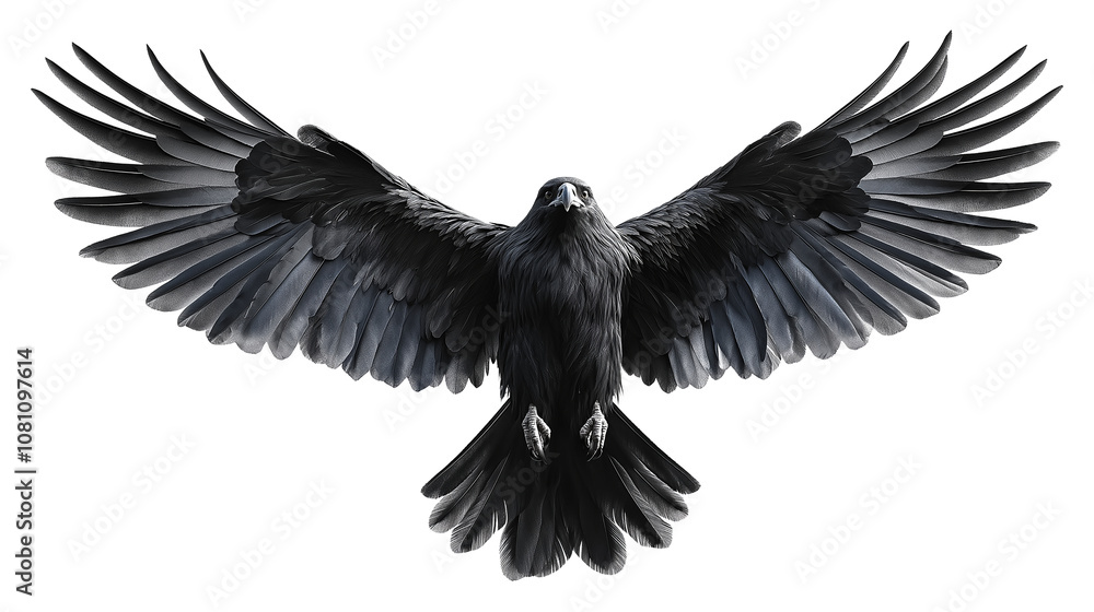 Naklejka premium PNG Flying animal eagle bird isolated on a white background