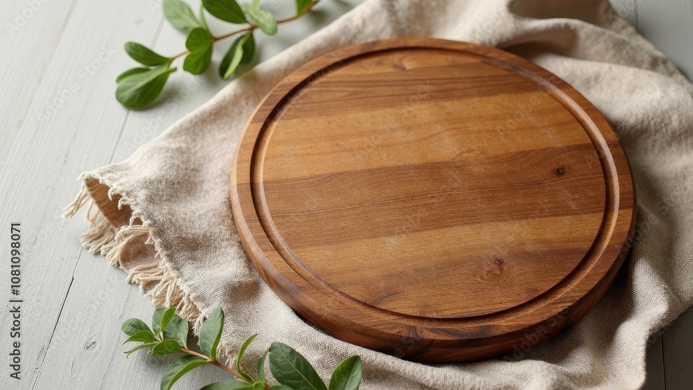 Elegant Round Reclaimed Wooden Cutting Board - Eco-Friendly Craftsmanship and Style Elegant Round Reclaimed Wooden Cutting Board - Eco-Friendly Craftsmanship and Style