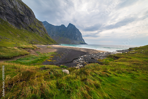 Uncrowded Beach In The Mountains