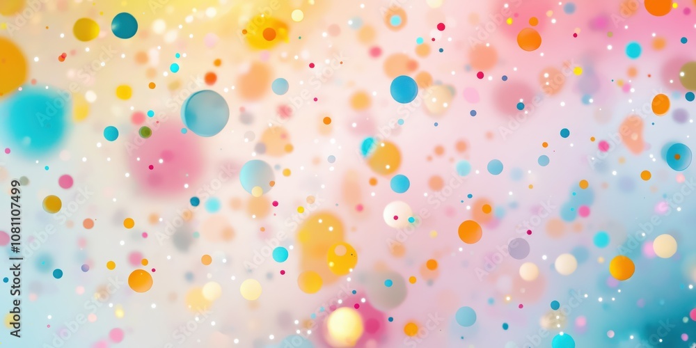 Colorful abstract playful circle pattern with vibrant bubbles and dots in motion background concept Colorful abstract playful circle pattern with vibrant bubbles and dots in motion background concept