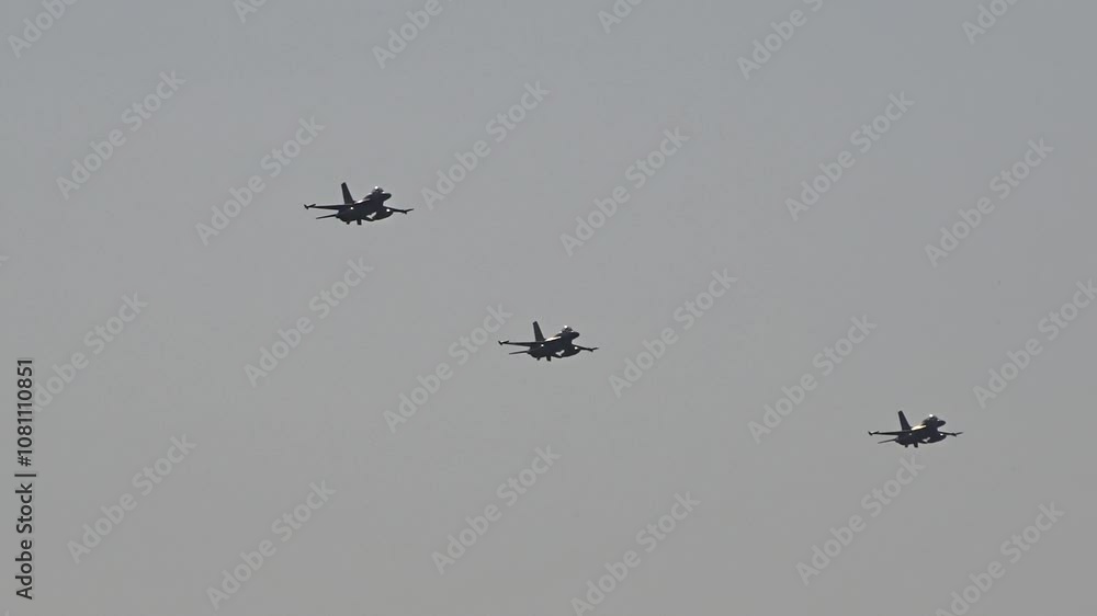 formation flight military air force fighter jets shown flying high speed under radar while approaching their target strategic wide the moving war combat formation flight military air force fighter jets shown flying high speed under radar while approaching their target strategic wide the moving war combat